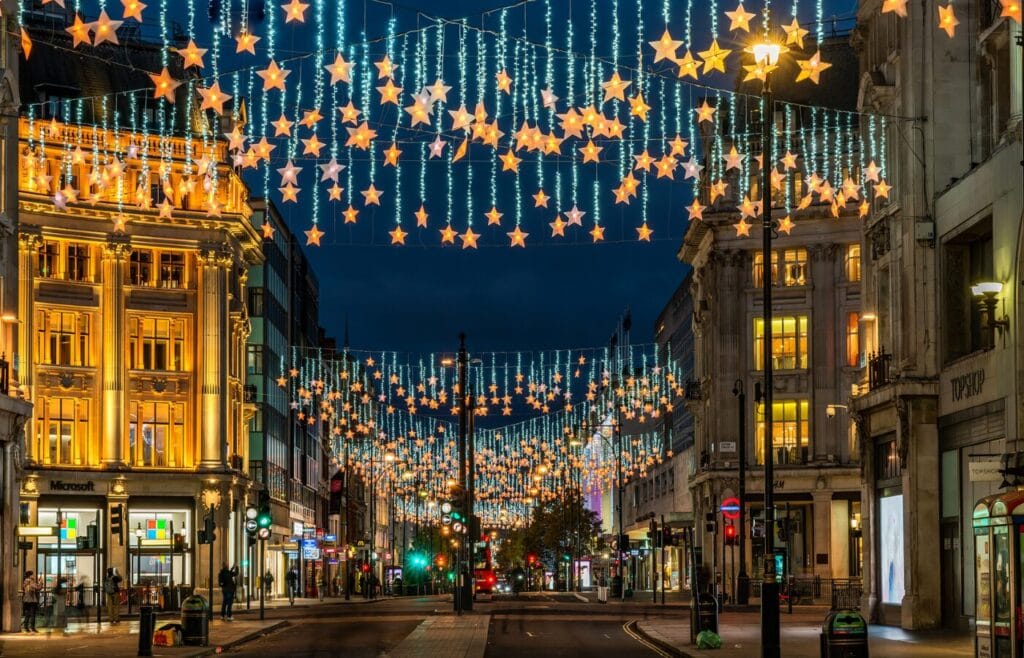 Christmas Lights London Walking Route 10 3 2