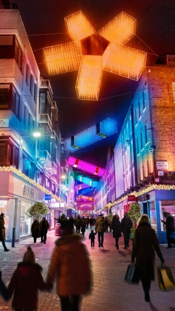 Christmas Lights London Walking Route 7 5